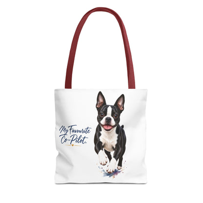 TekPaws Favourite Co-Pilot Tote – Boston Terrier Edition