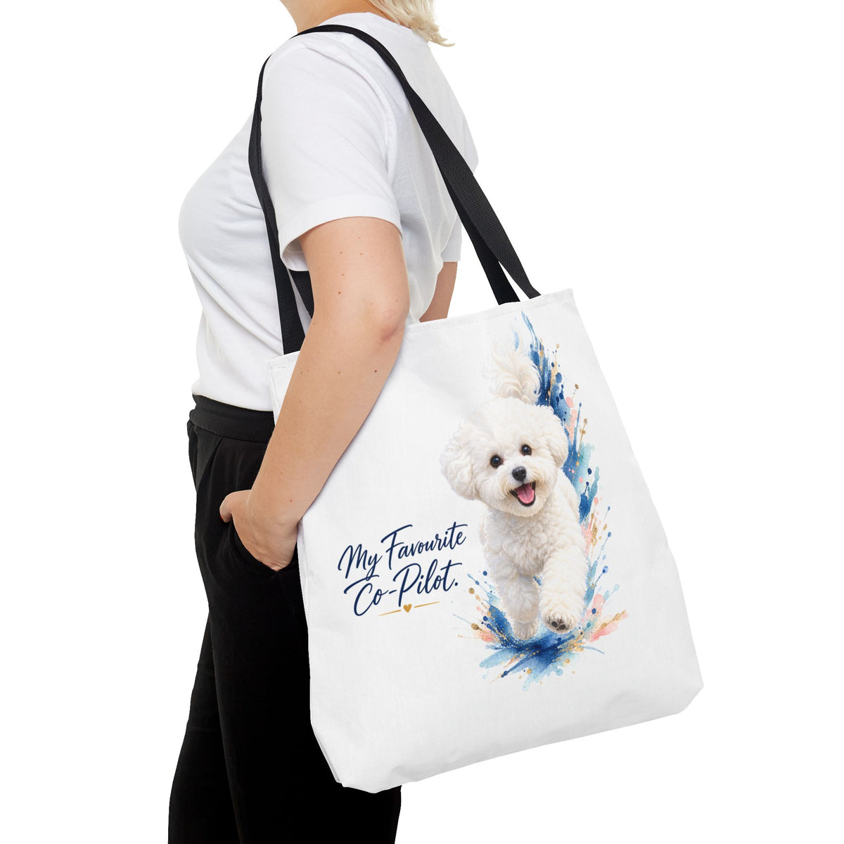 TekPaws Favourite Co-Pilot Tote – Bichon Frisé  Edition