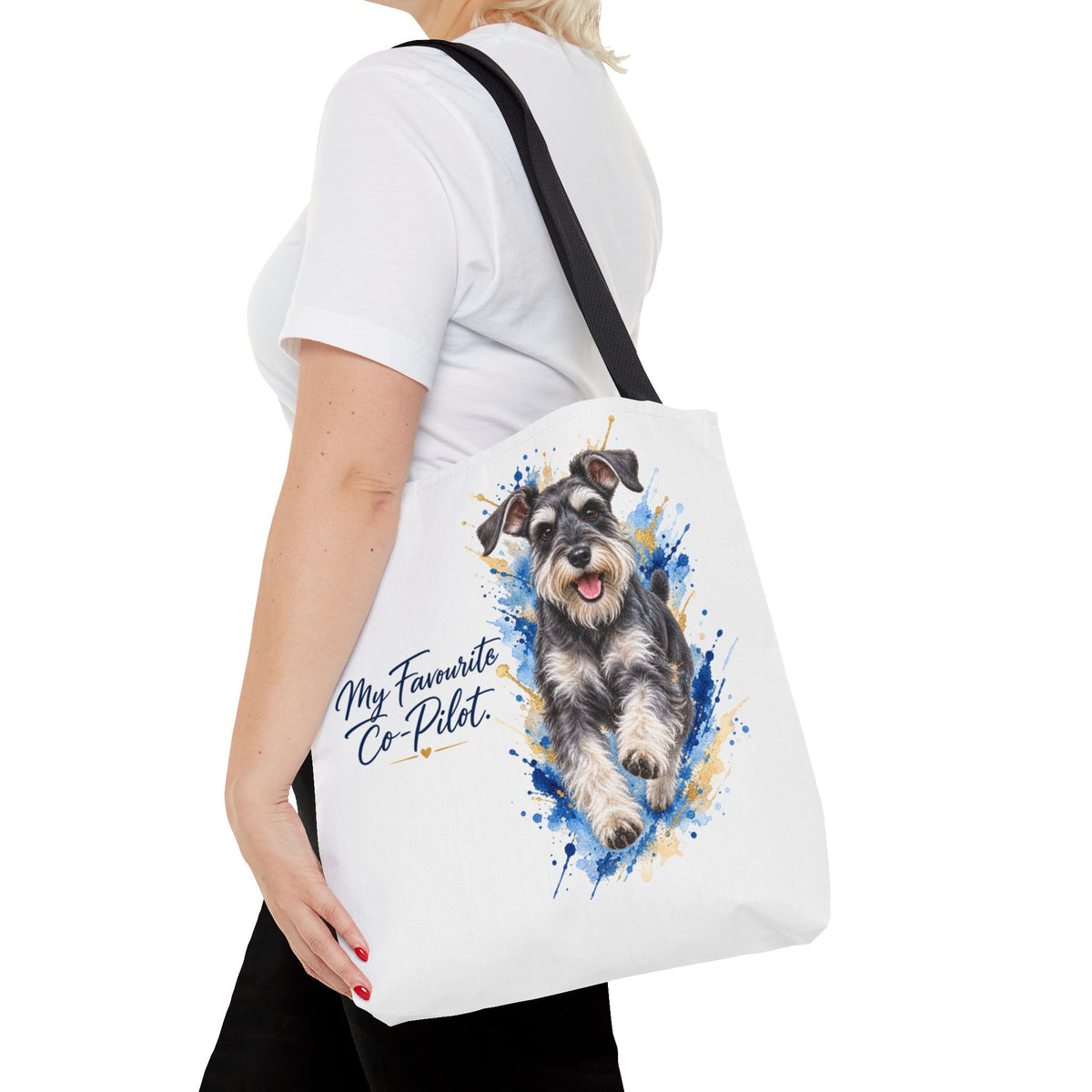 TekPaws Favourite Co-Pilot Tote – Miniature Schnauzer Edition