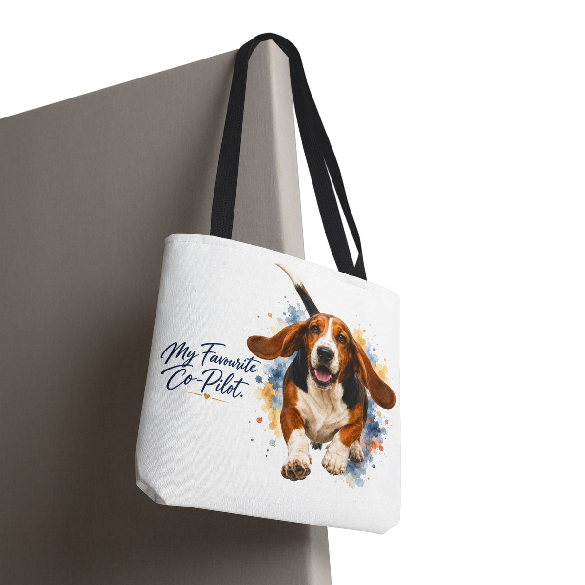 TekPaws Favourite Co-Pilot Tote –  Basset Hound Edition