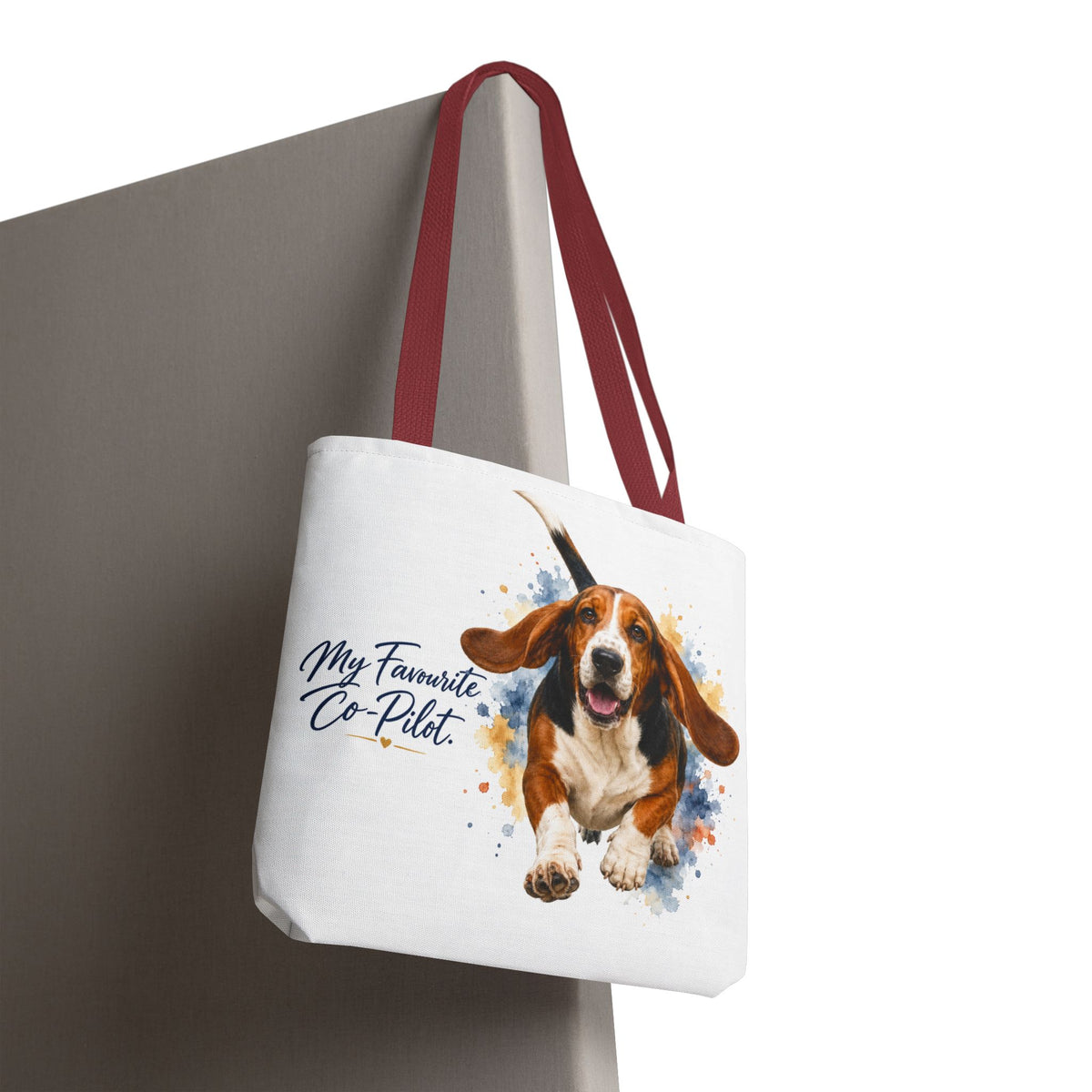 TekPaws Favourite Co-Pilot Tote –  Basset Hound Edition