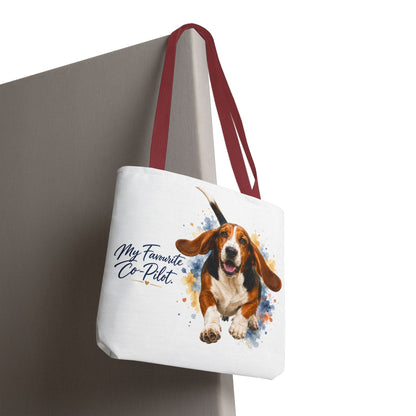 TekPaws Favourite Co-Pilot Tote –  Basset Hound Edition