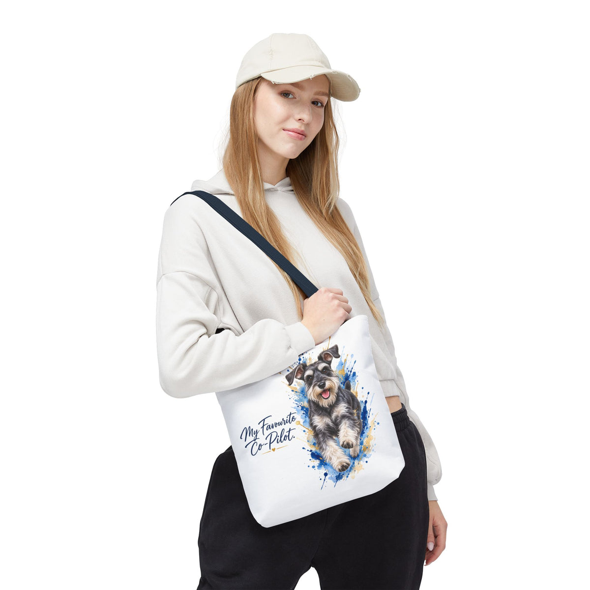 TekPaws Favourite Co-Pilot Tote – Miniature Schnauzer Edition