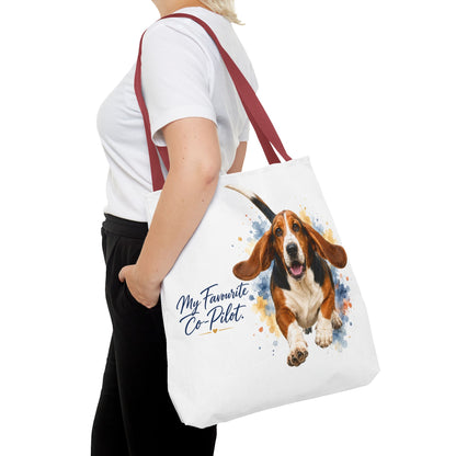 TekPaws Favourite Co-Pilot Tote –  Basset Hound Edition