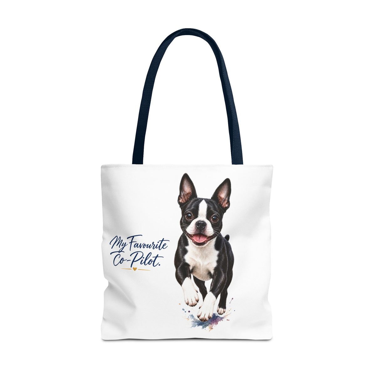 TekPaws Favourite Co-Pilot Tote – Boston Terrier Edition