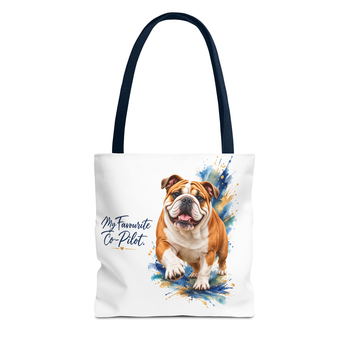 TekPaws Favourite Co-Pilot Tote – English Bulldog Edition