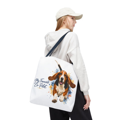 TekPaws Favourite Co-Pilot Tote –  Basset Hound Edition