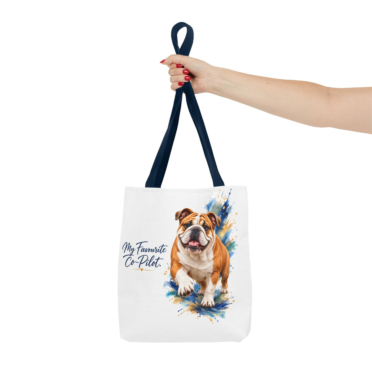TekPaws Favourite Co-Pilot Tote – English Bulldog Edition