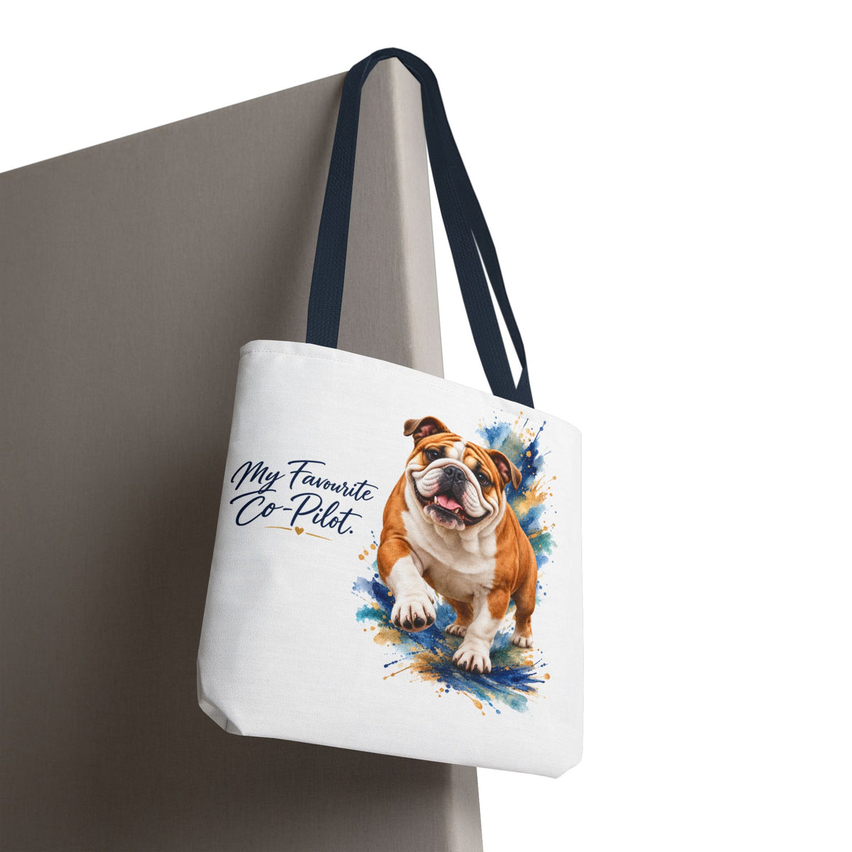 TekPaws Favourite Co-Pilot Tote – English Bulldog Edition