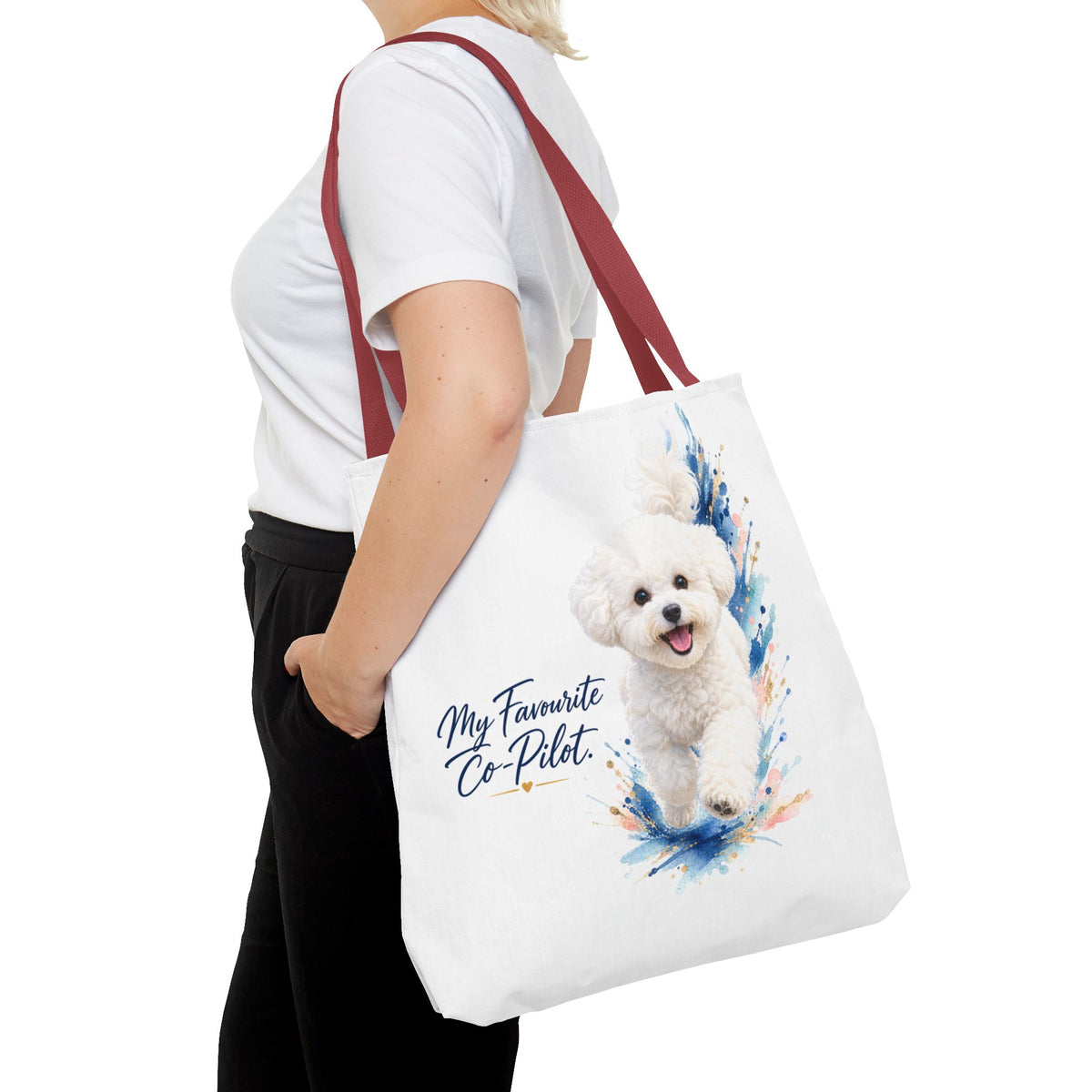 TekPaws Favourite Co-Pilot Tote – Bichon Frisé  Edition