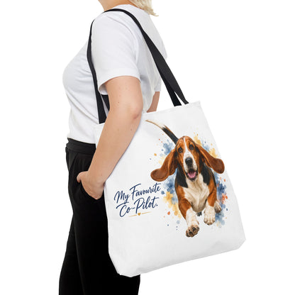TekPaws Favourite Co-Pilot Tote –  Basset Hound Edition