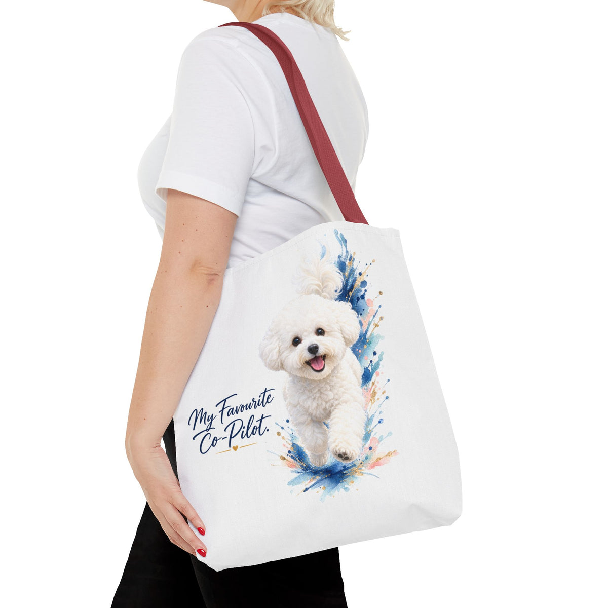 TekPaws Favourite Co-Pilot Tote – Bichon Frisé  Edition