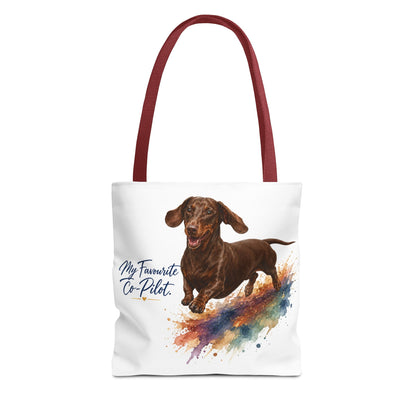TekPaws Favourite Co-Pilot Tote – Dachshund Edition