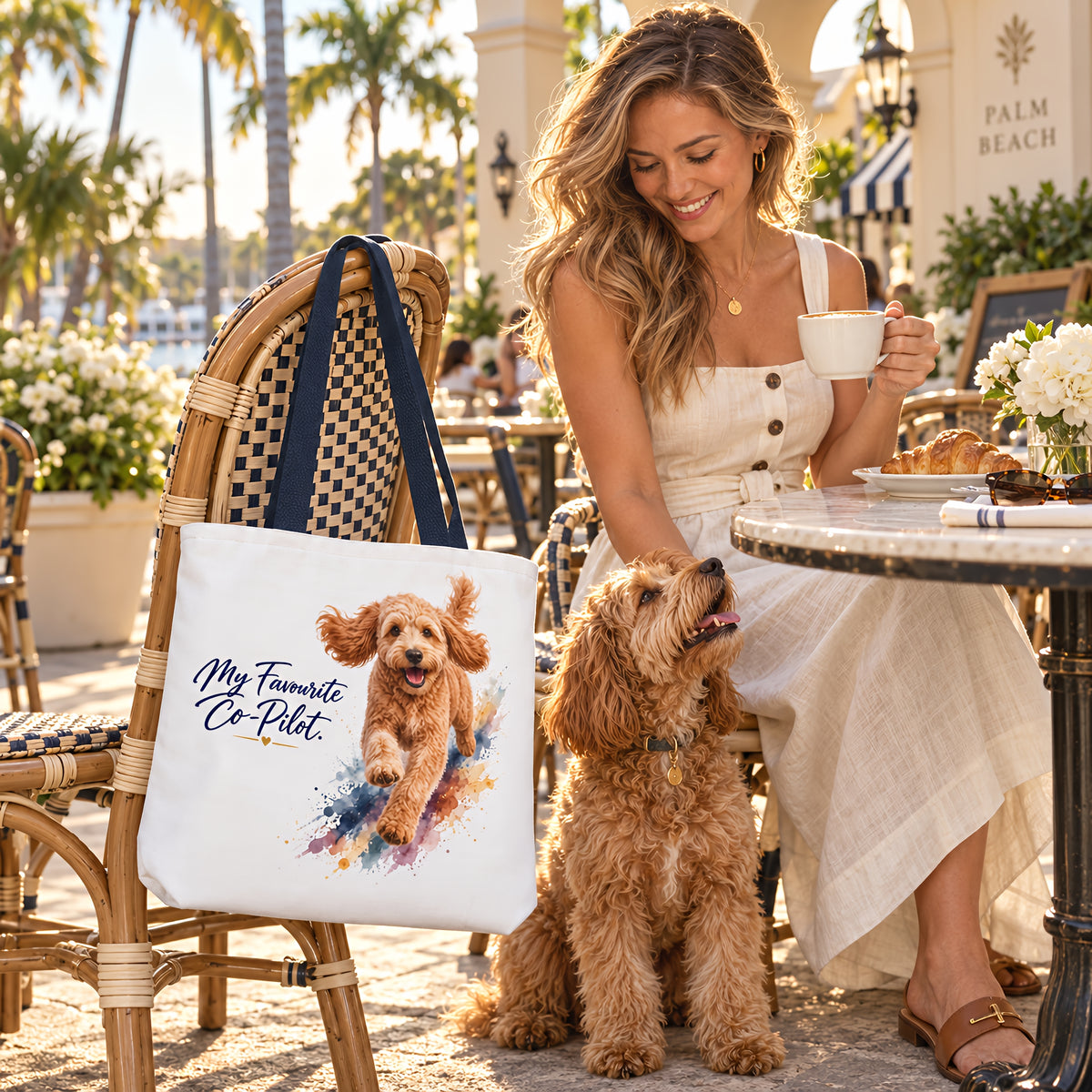 TekPaws Favourite Co-Pilot Tote – Cockapoo Edition