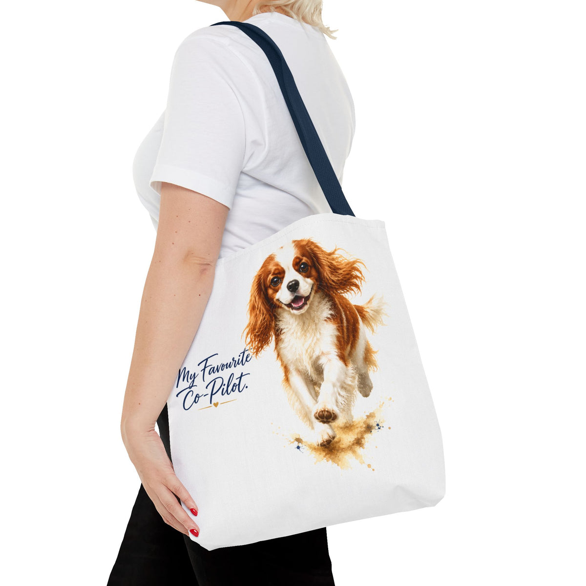 TekPaws Favourite Co-Pilot Tote – Cavalier King Charles Spaniel Edition