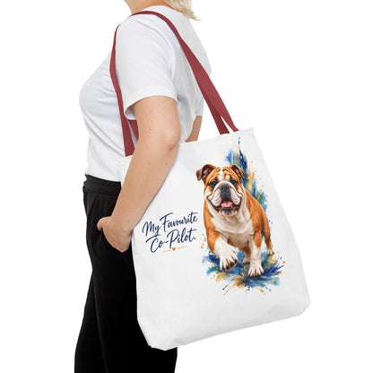 TekPaws Favourite Co-Pilot Tote – English Bulldog Edition
