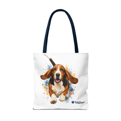 TekPaws Favourite Co-Pilot Tote –  Basset Hound Edition