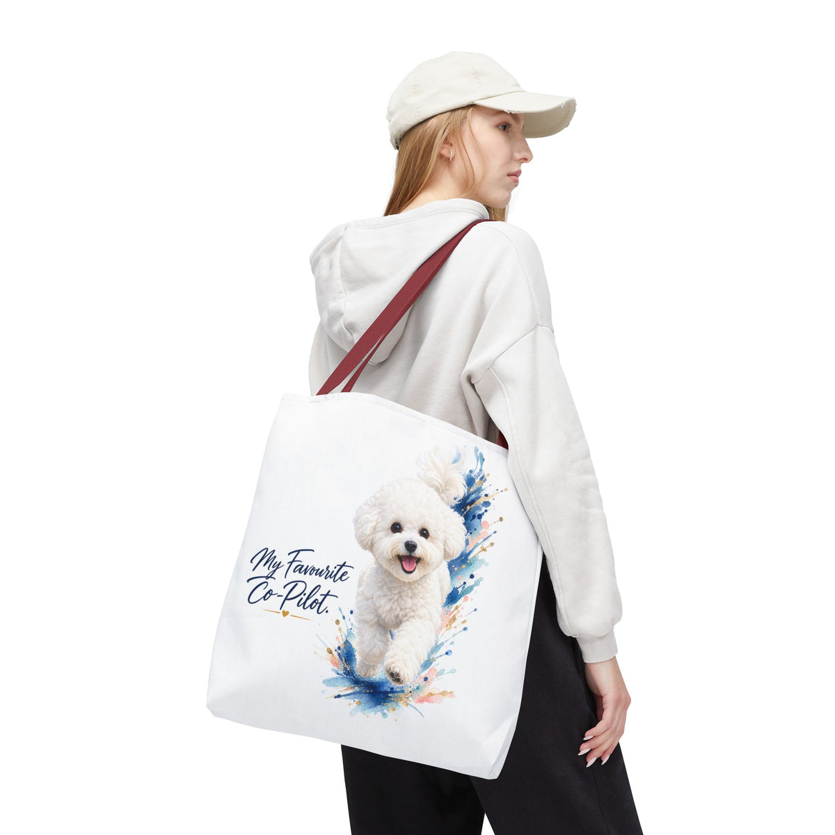 TekPaws Favourite Co-Pilot Tote – Bichon Frisé  Edition