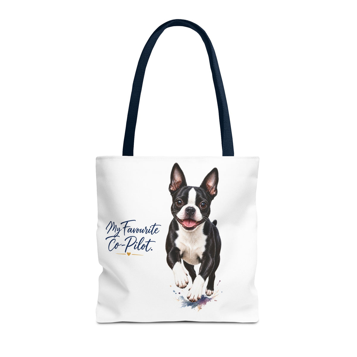 TekPaws Favourite Co-Pilot Tote – Boston Terrier Edition