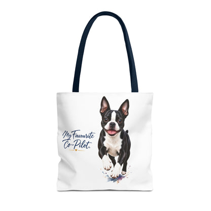TekPaws Favourite Co-Pilot Tote – Boston Terrier Edition