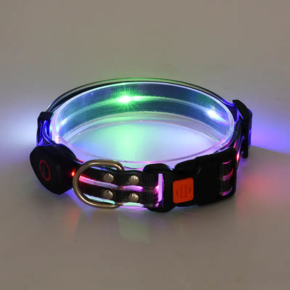 TekPaws LED Luminous Rechargeable Dog Collar