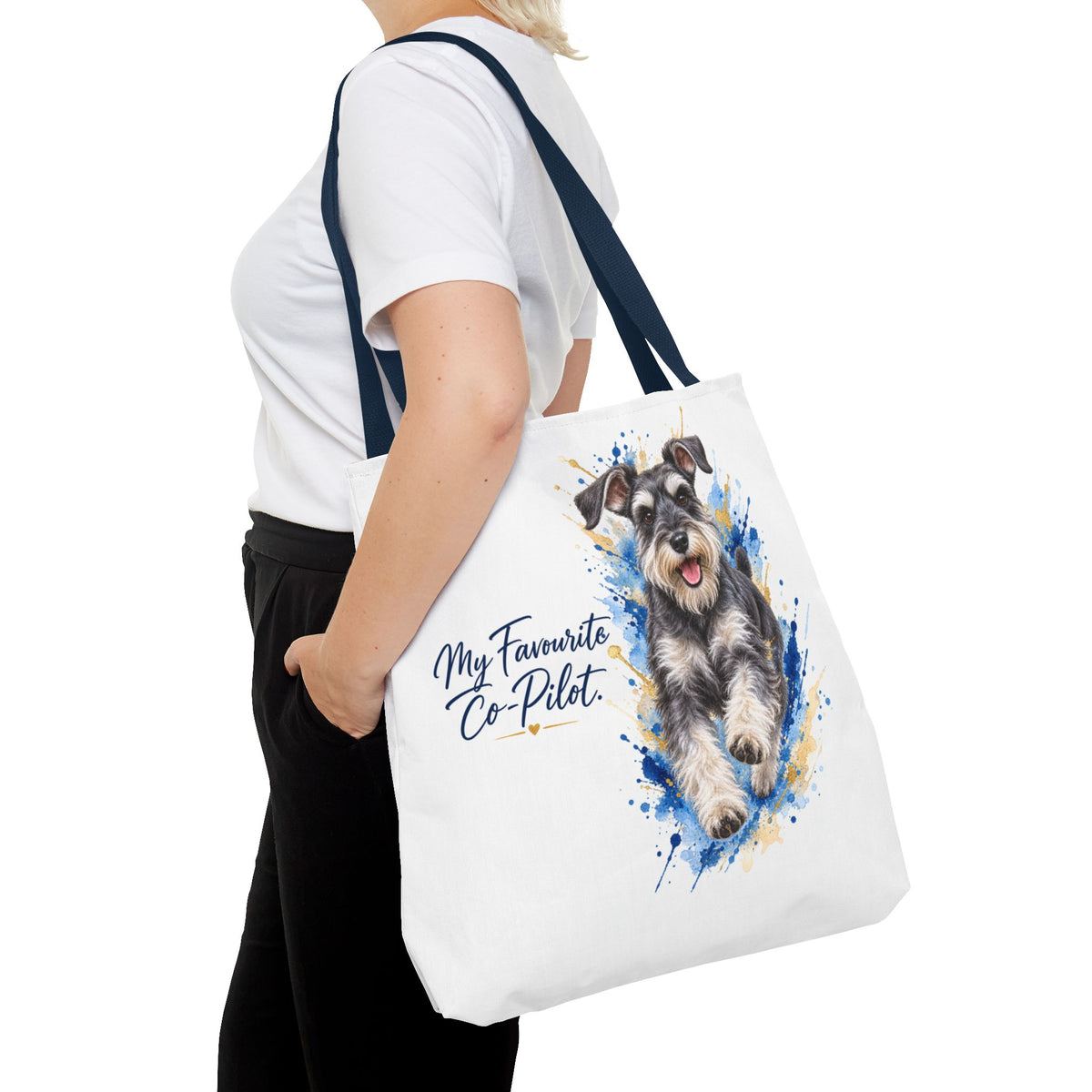 TekPaws Favourite Co-Pilot Tote – Miniature Schnauzer Edition