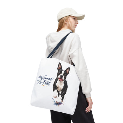 TekPaws Favourite Co-Pilot Tote – Boston Terrier Edition
