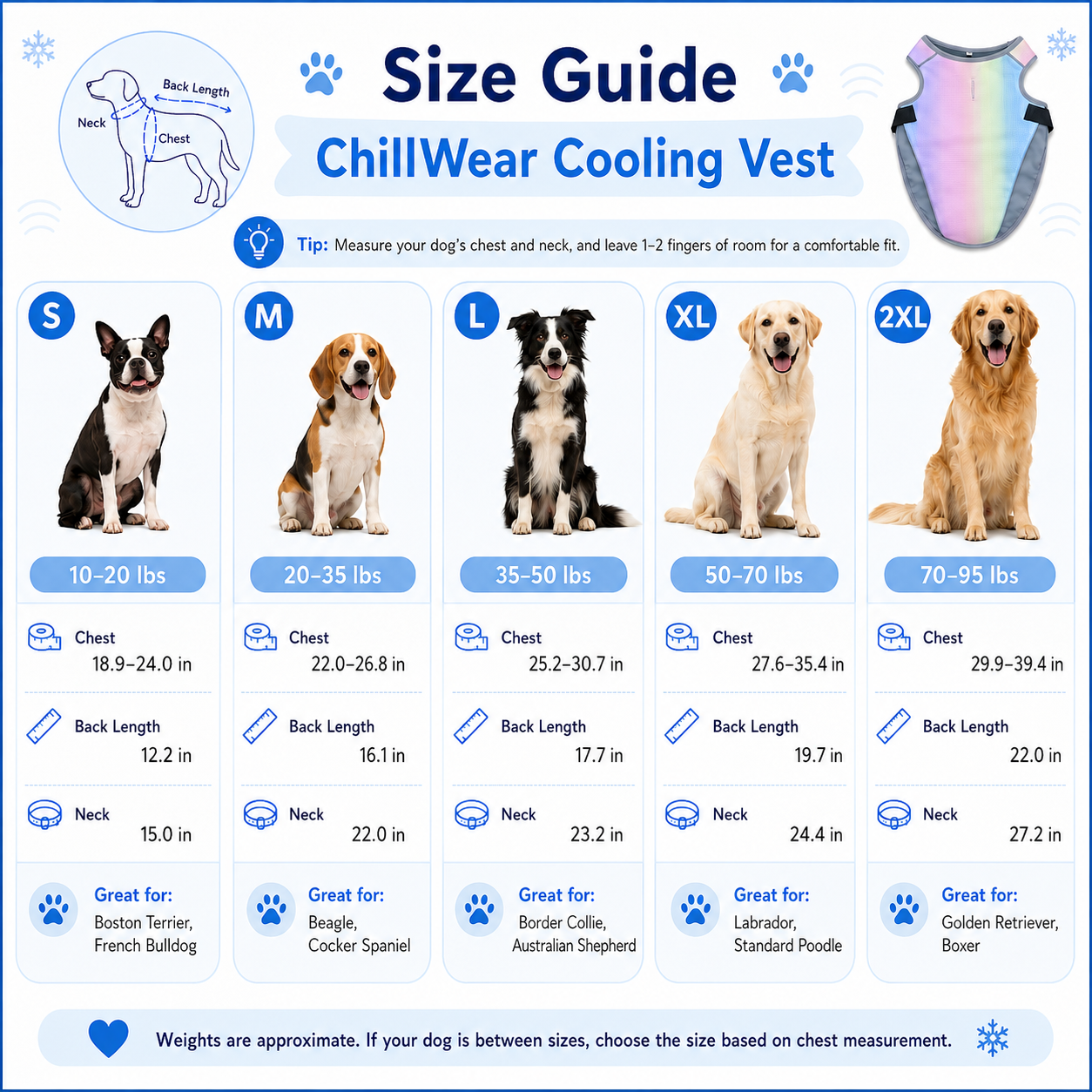 TekPaws ChillWear Cooling Vest