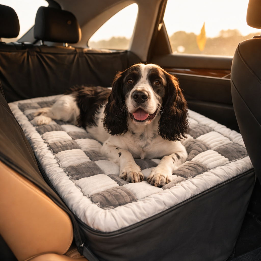 TekPaws ComfyRide Plush Dog Travel Cushion