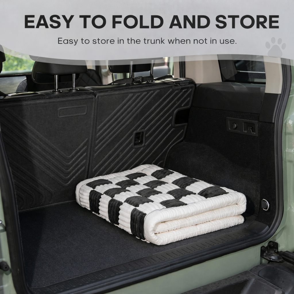 TekPaws ComfyRide Plush Dog Travel Cushion