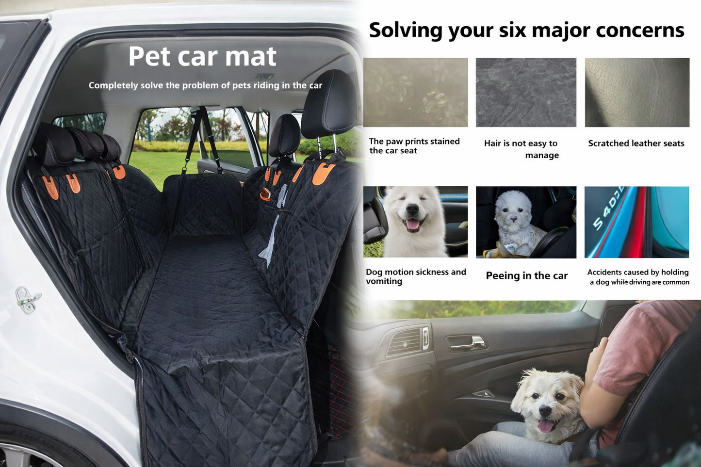 TekPaws TravelGuard Rear Seat Cover