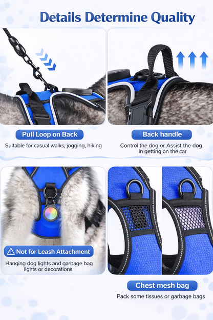 TekPaws LED Luminous Dog Harness