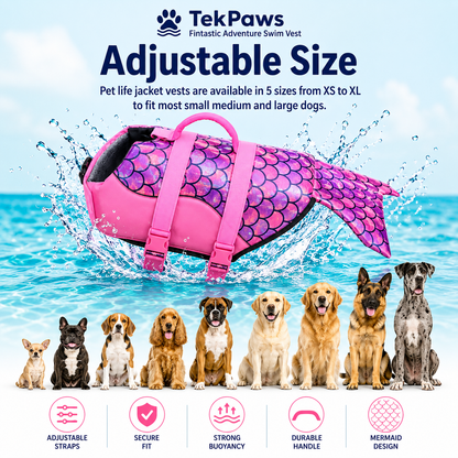 TekPaws Fintastic Adventure Swim Vest