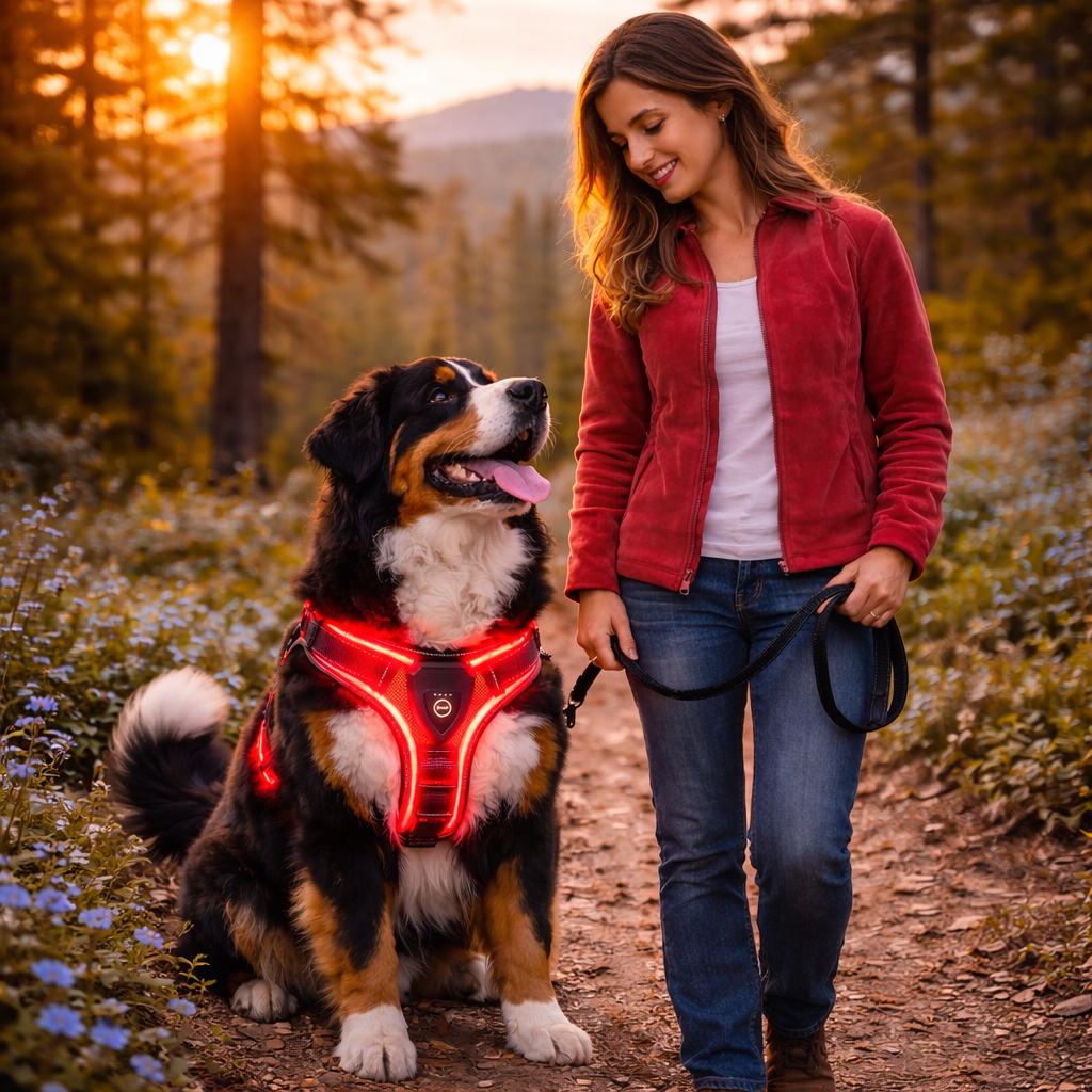 TekPaws LED Luminous Dog Harness