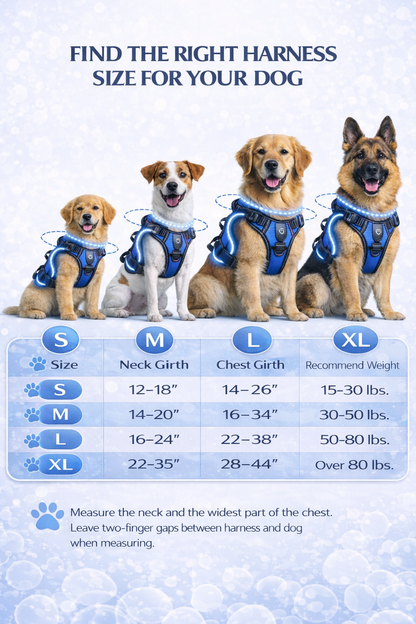 TekPaws LED Luminous Dog Harness