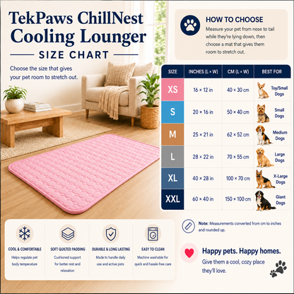 TekPaws ChillNest Cooling Lounger