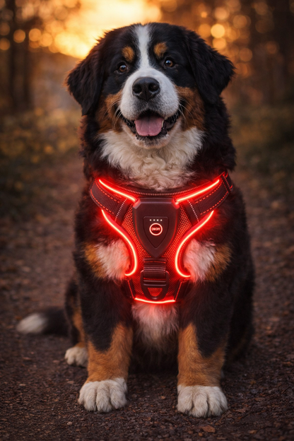 TekPaws LED Luminous Dog Harness