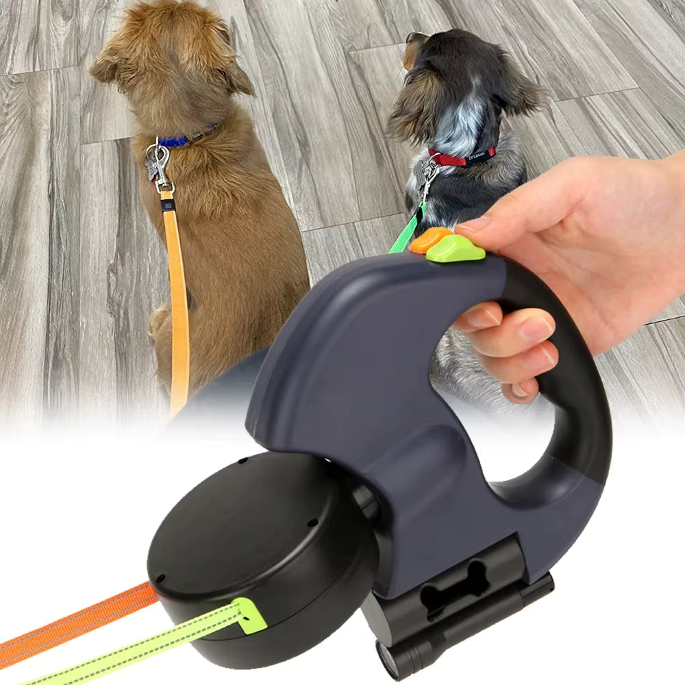 TekPaws Automatic Double Dog Leash