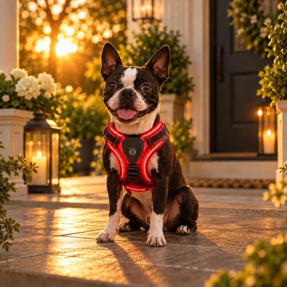 TekPaws LED Luminous Dog Harness