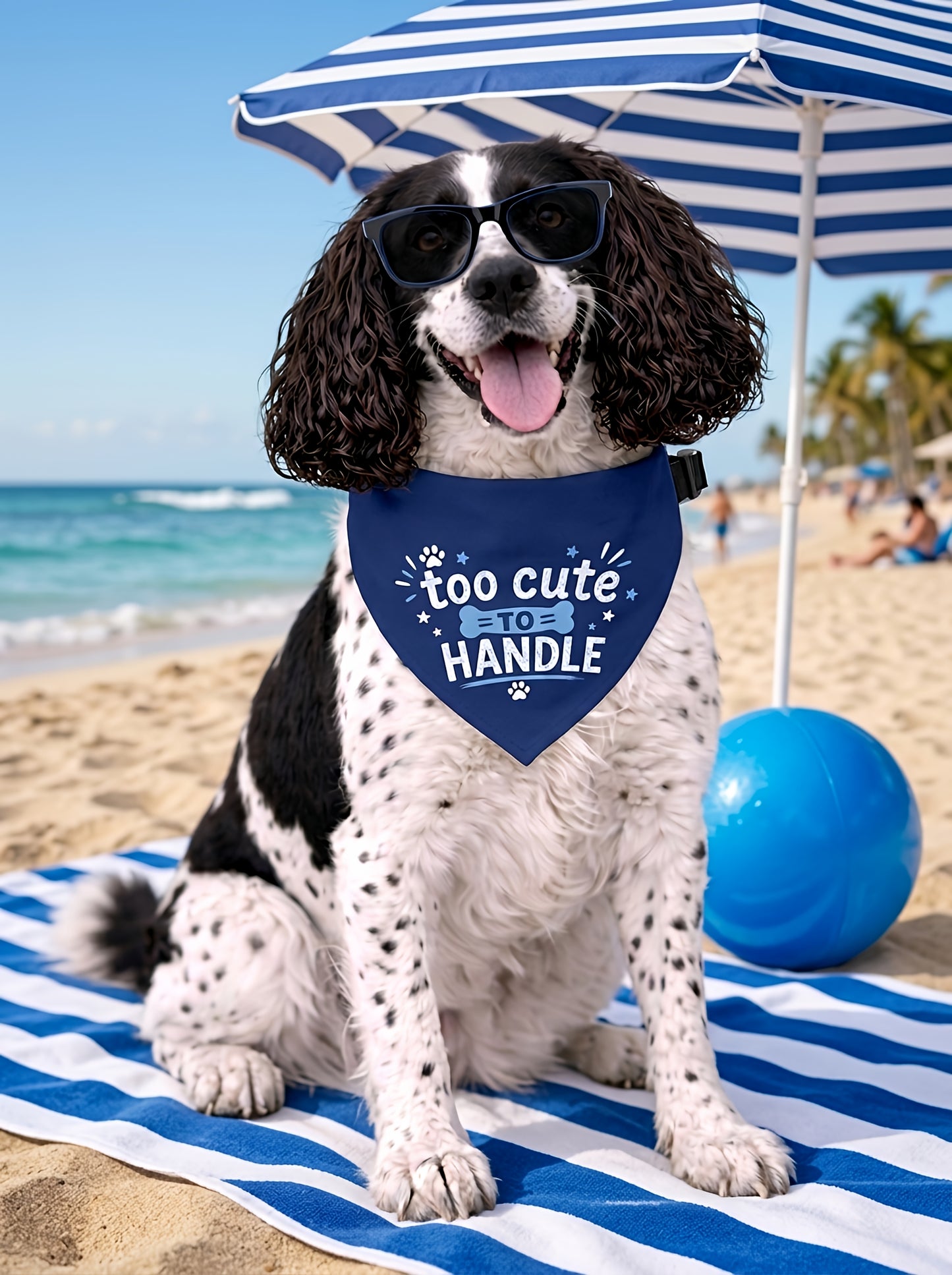 TekPaws CharmBand Clip-On Dog Bandana