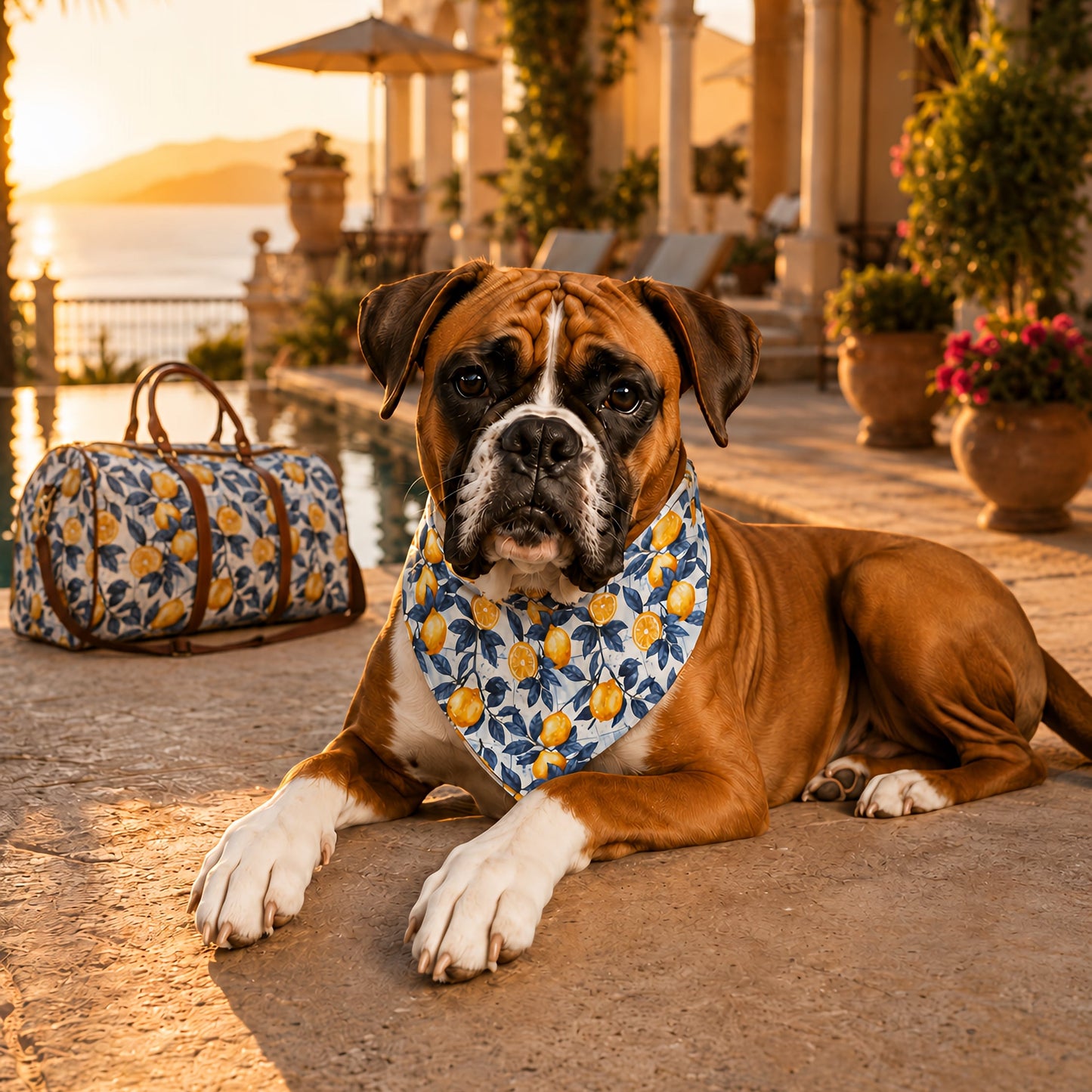 TekPaws Citrus Coast Bandana