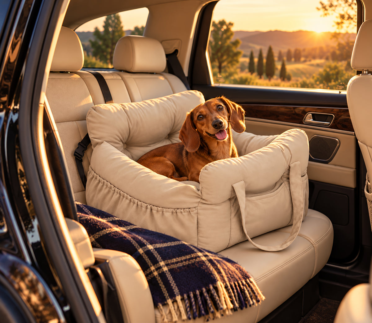 TekPaws Co-Pilot Comfort Car Seat – Heritage Edition