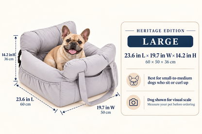 TekPaws Co-Pilot Comfort Car Seat – Heritage Edition