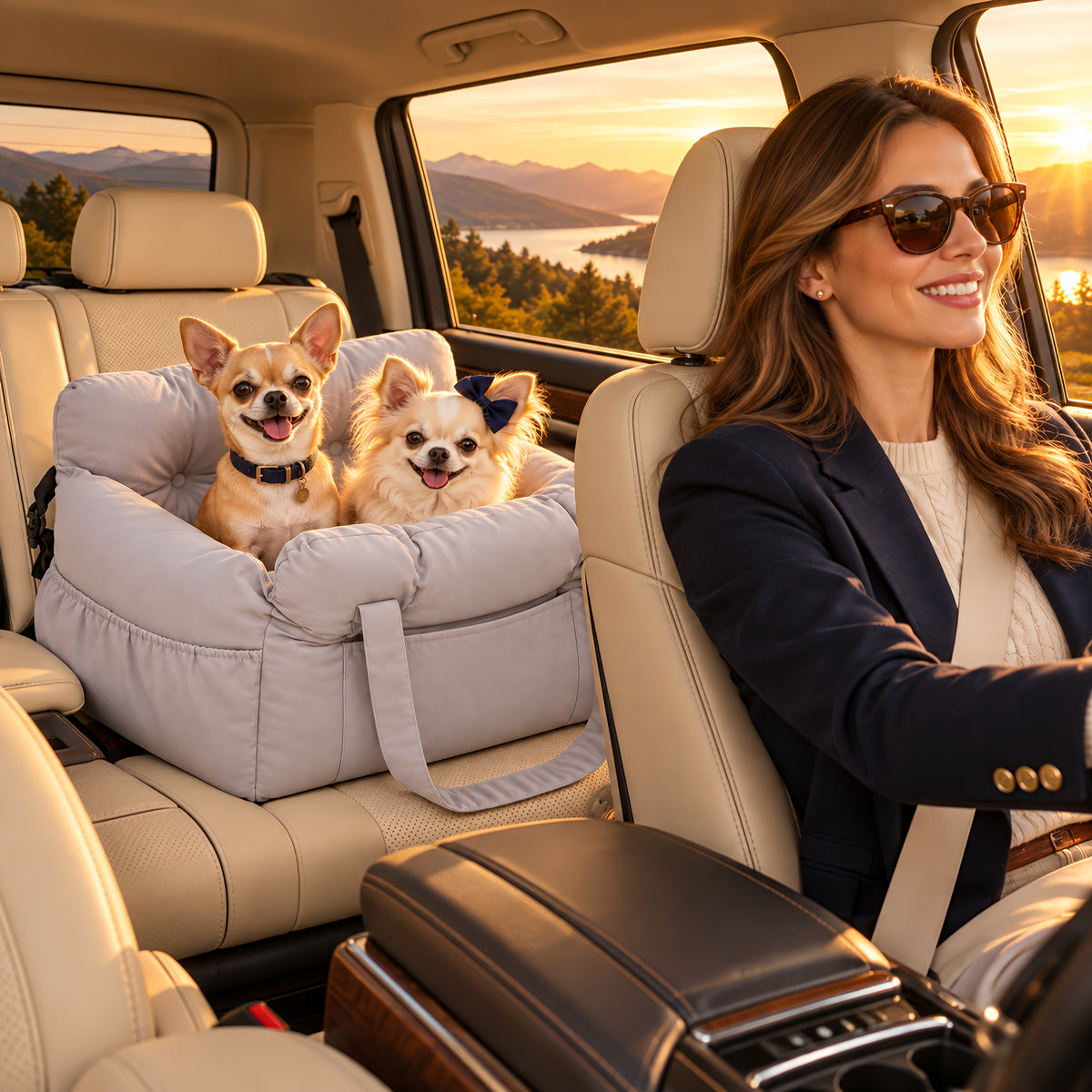 TekPaws Co-Pilot Comfort Car Seat – Heritage Edition
