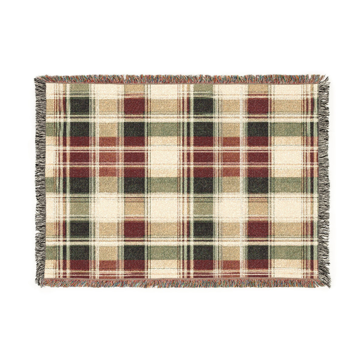 Co-Pilot Cream plaid design