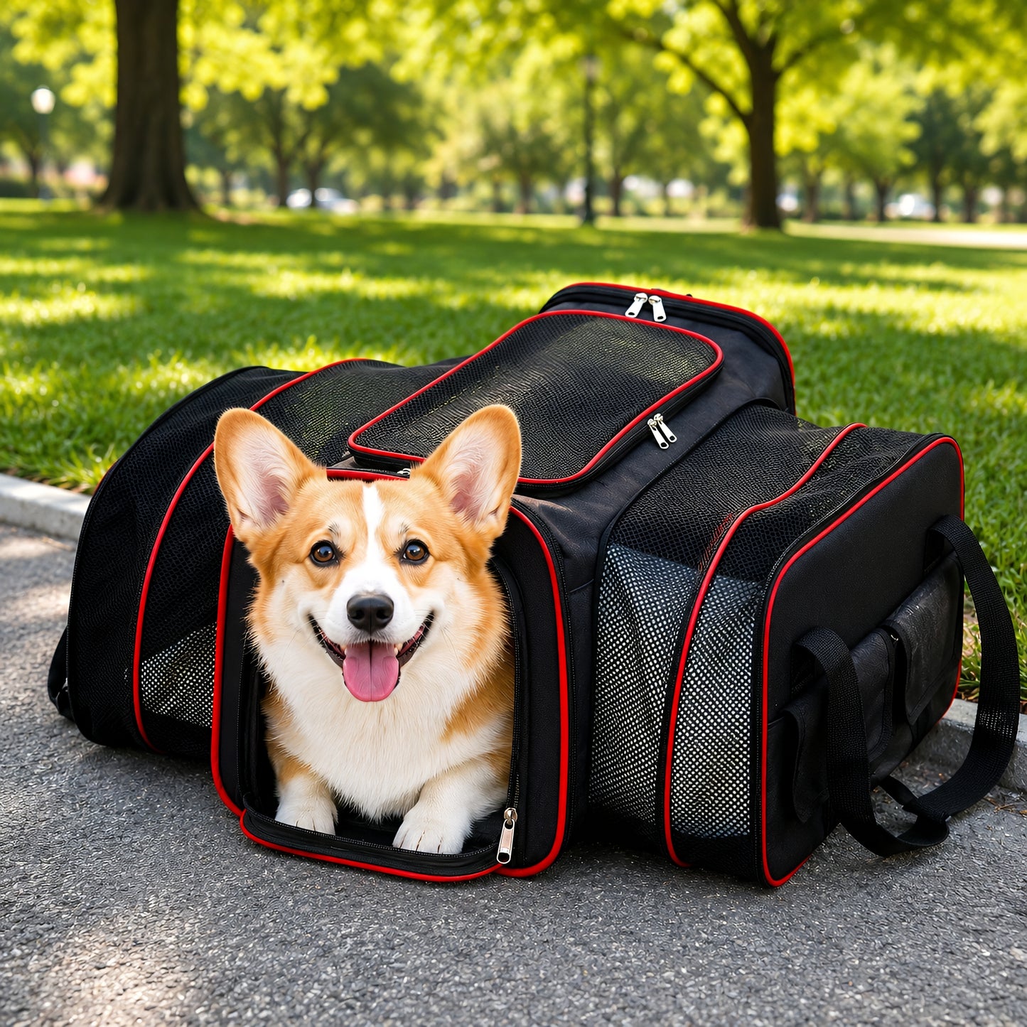 TekPaws Co-Pilot Expandable Carrier