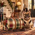 TekPaws Evergreen Escape Plaid Weekender Bag