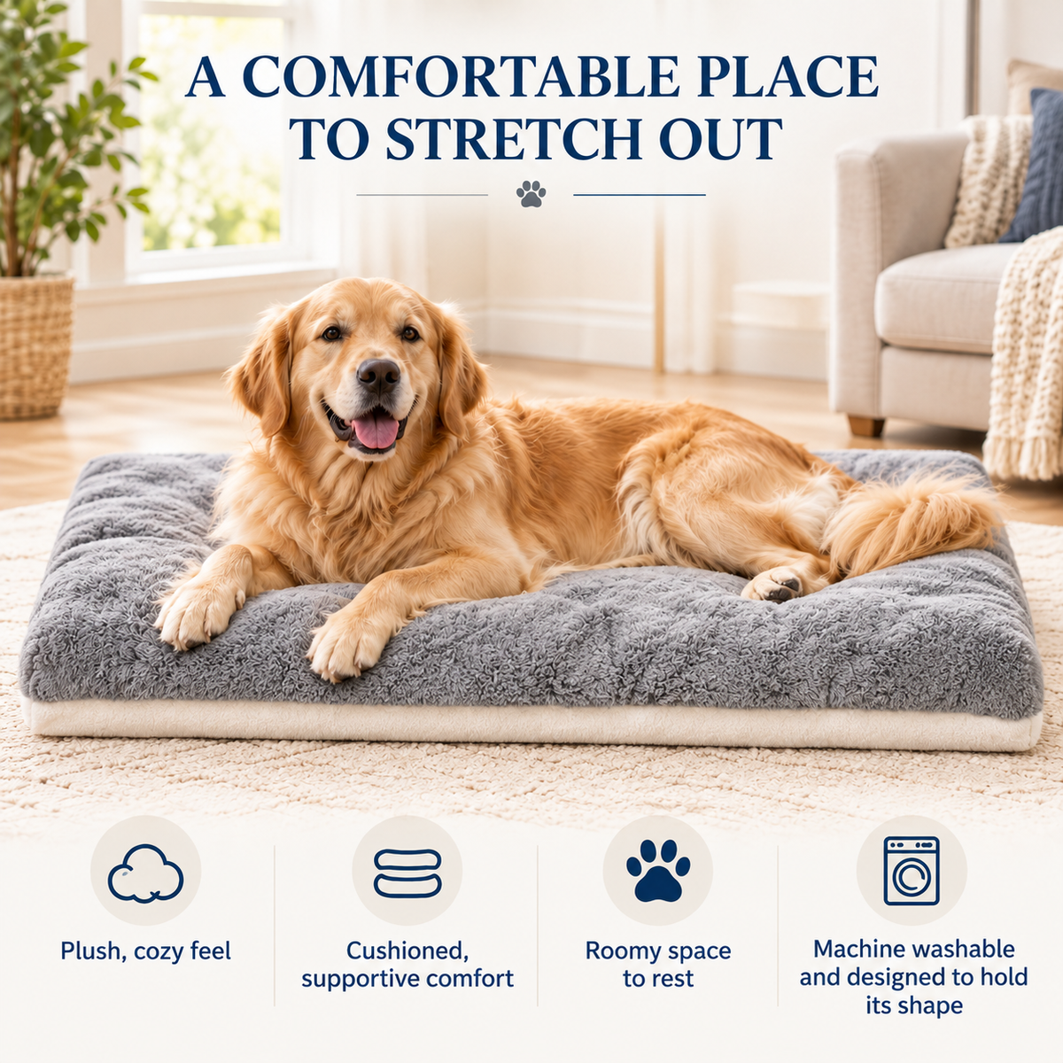 TekPaws Fireside Fleece Mat features