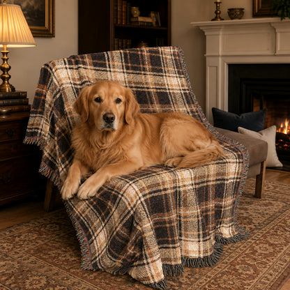 TekPaws Heritage Plaid Blanket.