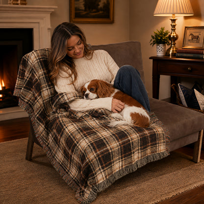 TekPaws Heritage Plaid Blanket.